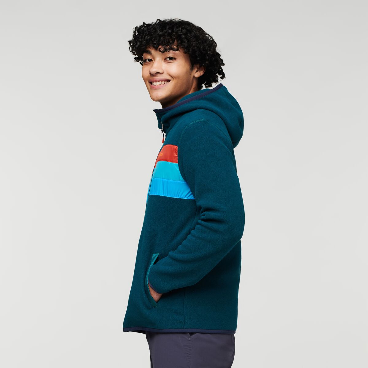 Teca Fleece Hooded Full-Zip Jacket - Men's