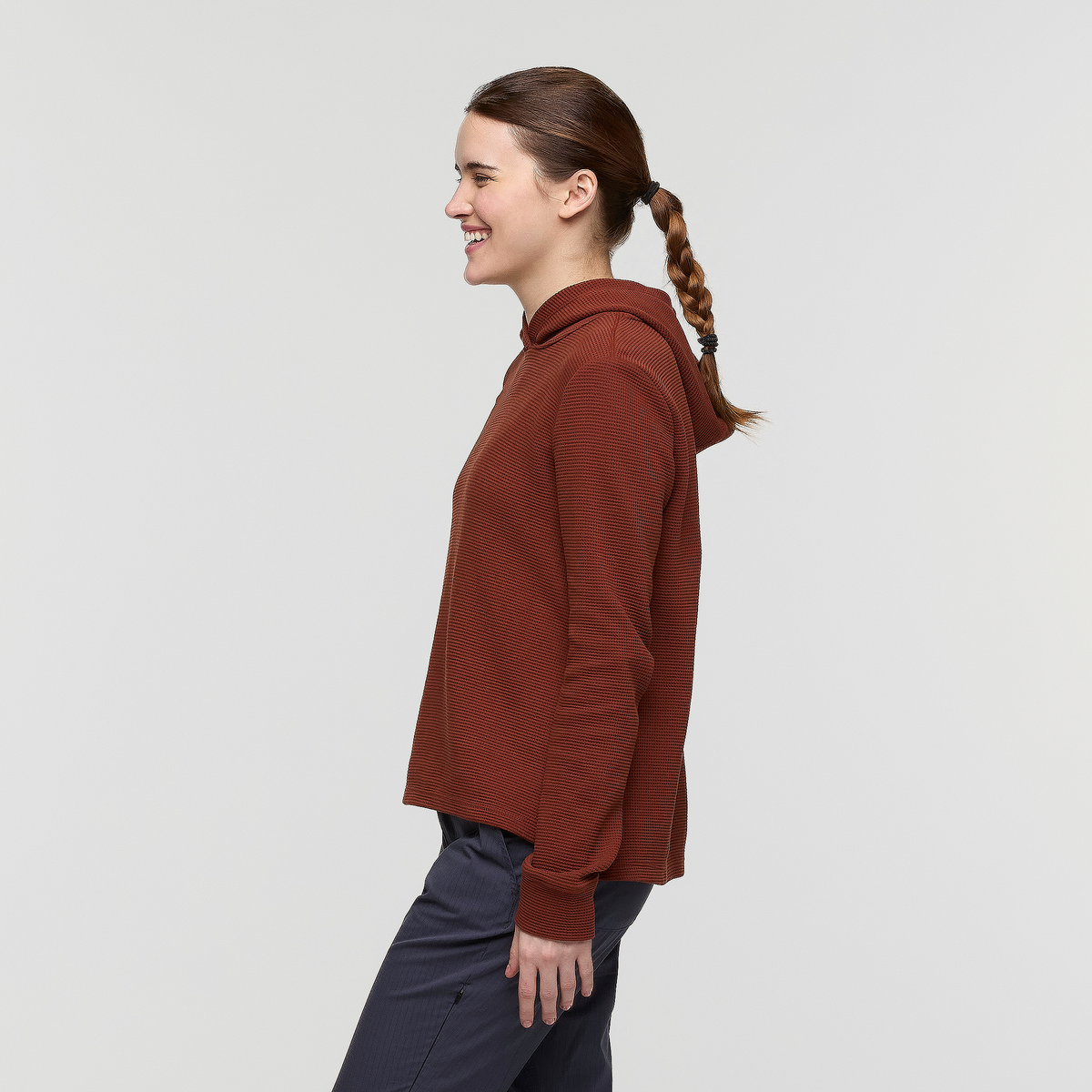 Atajo Long-Sleeve Waffle Hoodie - Women's