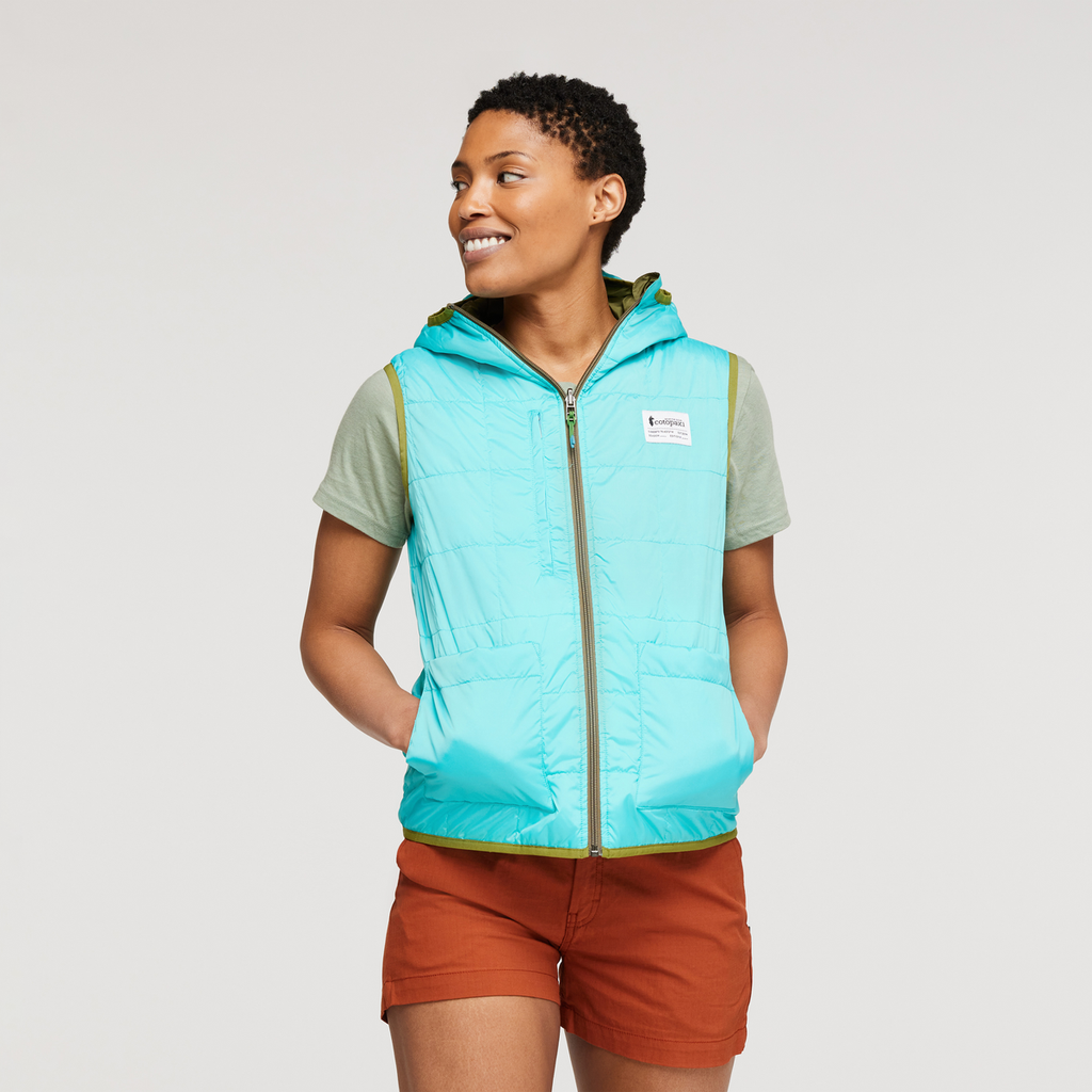 Teca Cálido Reversible Hooded Vest - Women's